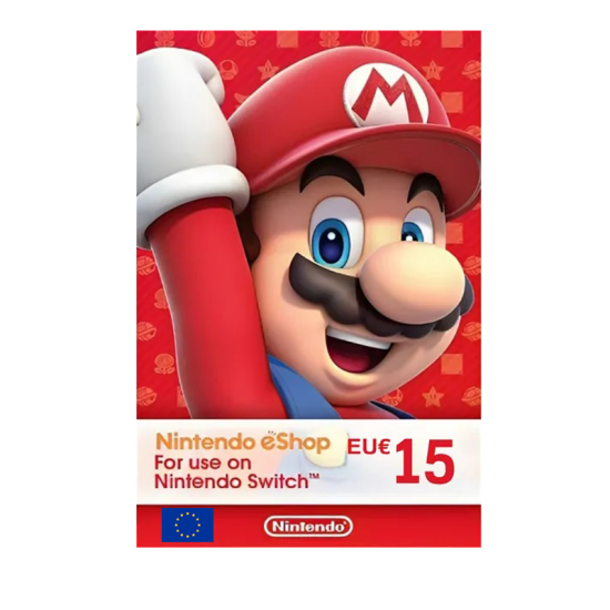 Nintendo eShop Gift Card 15€ – Europe